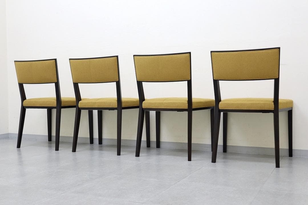 B③4脚セット 美品 TIME&STYLE ダイニングチェア 椅子 旭川家具