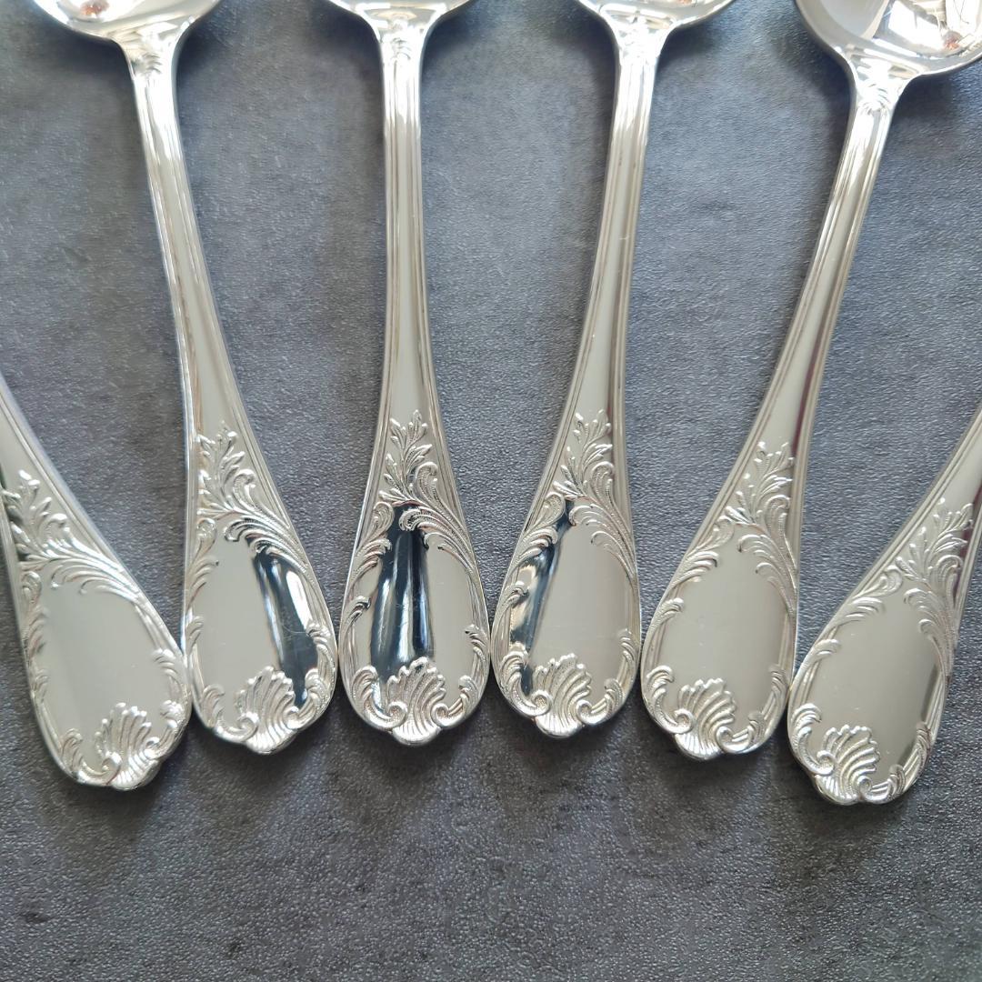 希少 美品 クリストフル マルリー コンソメスプーン 6点