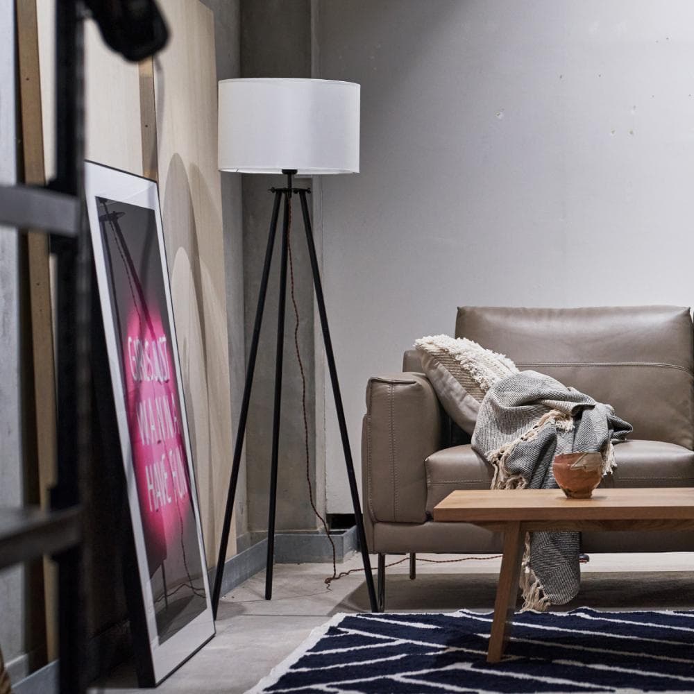 モダン フロアランプ シェード型 スタンドライト 照明器具 リビング スチール