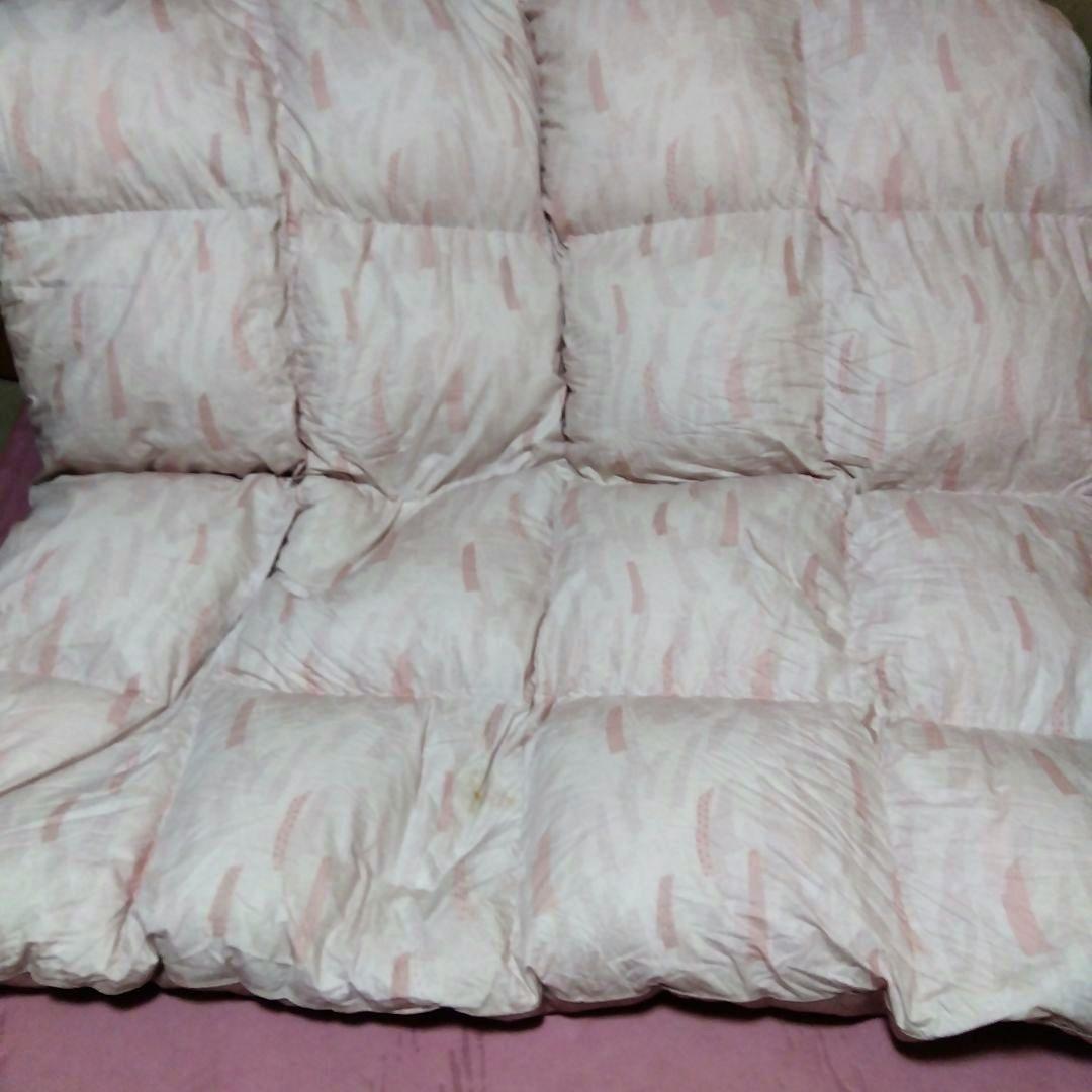 羽毛掛け布団 ダブル 200×220　　 ダウン80%フェザー20% 布団袋あり