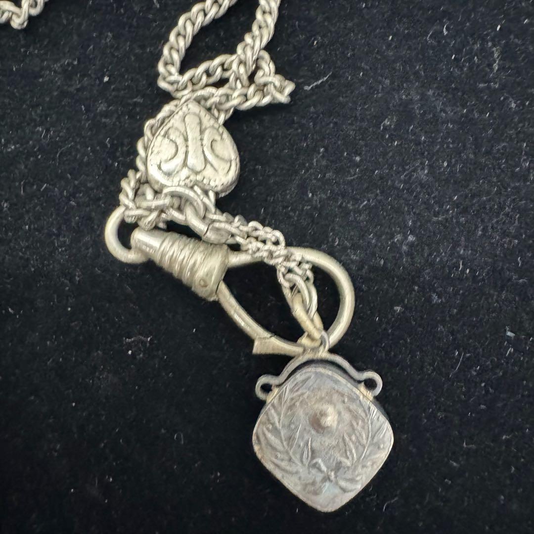 [鑑定済] 銀製懐中時計　アールシュミット商会　商館時計　銀無垢ケース