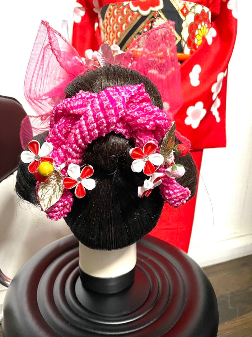 振袖セット 7歳 七五三用お雛様