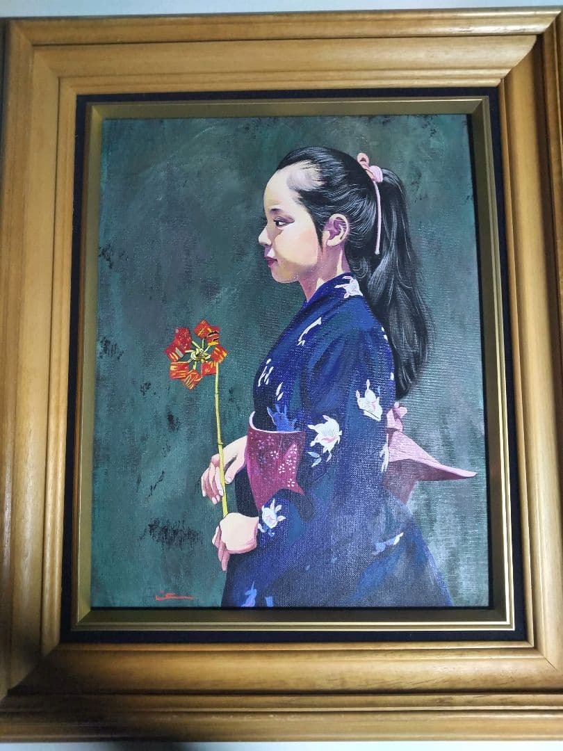 清水悦男、絵画、油彩6F、舞風、肉筆、高級額縁、高塚省吾、森本草介、宮永岳彦。