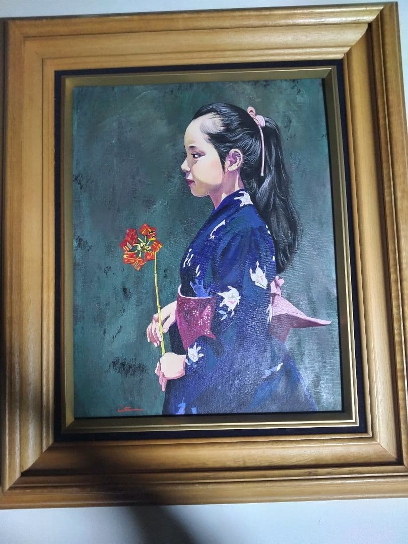 清水悦男、絵画、油彩6F、舞風、肉筆、高級額縁、高塚省吾、森本草介、宮永岳彦。