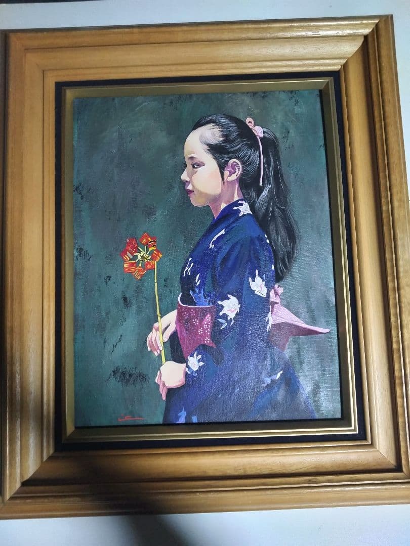 清水悦男、絵画、油彩6F、舞風、肉筆、高級額縁、高塚省吾、森本草介、宮永岳彦。