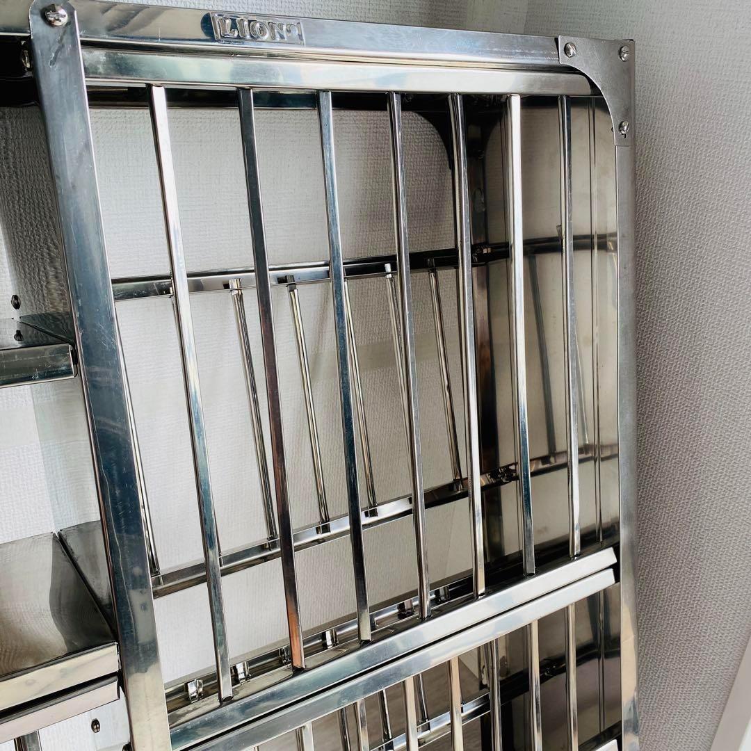 【新品未使用】インディアンキッチンラック　ステンレススチール　74cm×74cm