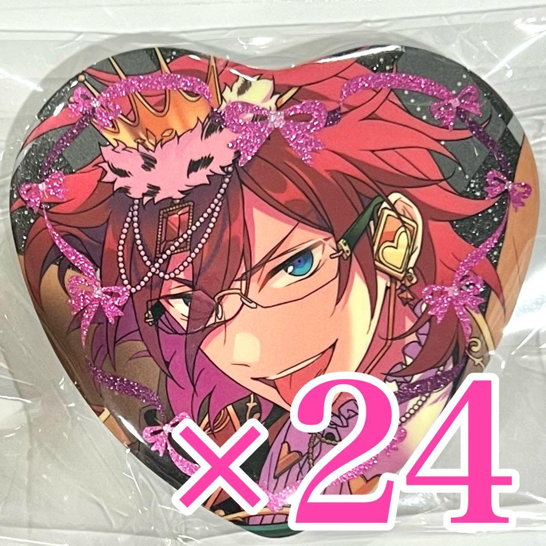 あんスタ ラメキラハート 缶バッジ マルイ ハート缶バッジ 七種茨