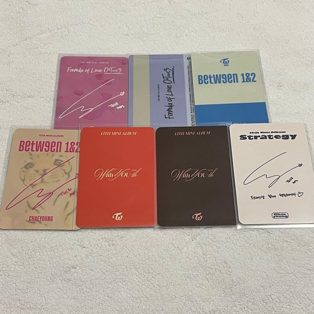 TWICE チェヨン トレカ まとめ売り セット - メルカリ