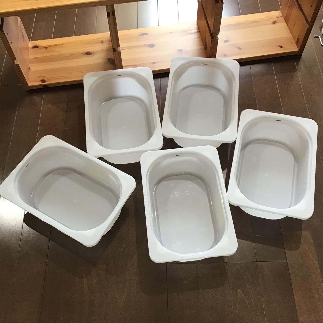 美品☆ イケア　棚　トロファスト(ボックス5個つき)