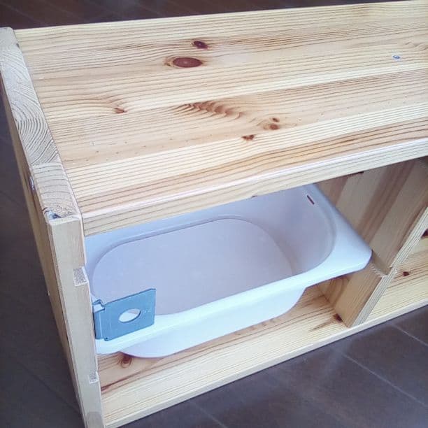 美品☆ イケア　棚　トロファスト(ボックス5個つき)