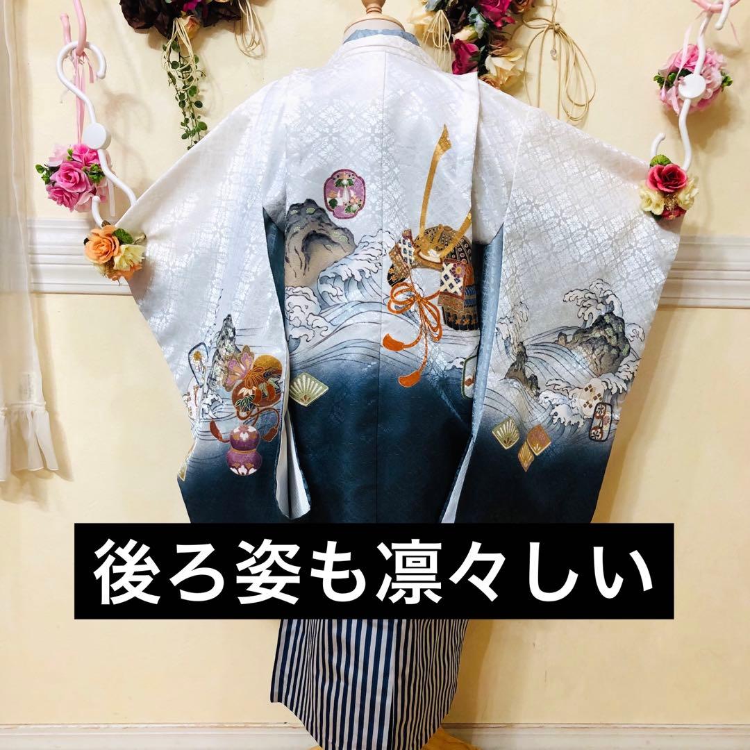 七五三五歳‼️完全️フルセット美品❤️大谷選手柄兜豪華❤️金彩煌びやか 全部ついてる