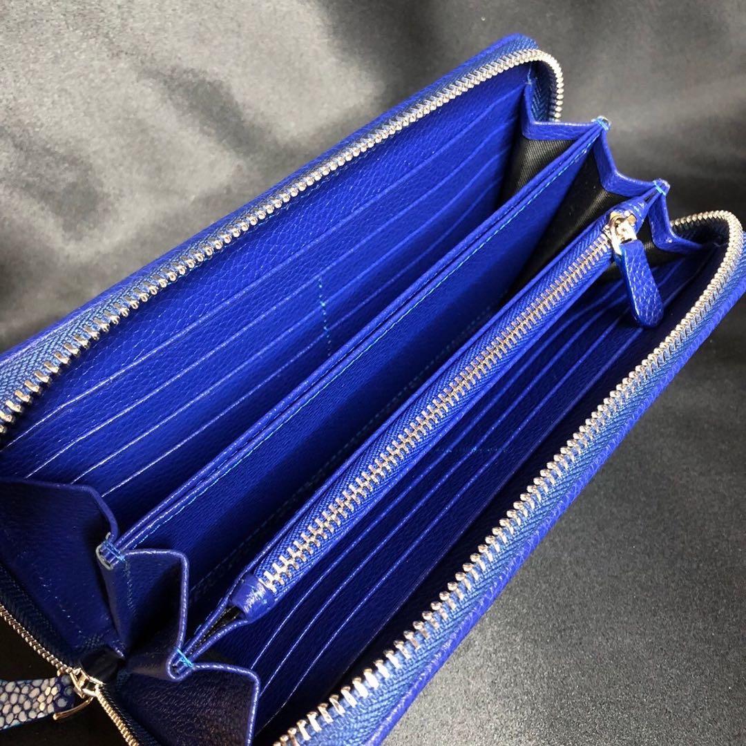 スタースティングレイ エイ 長財布 ブルー ST018 71703 - メルカリ