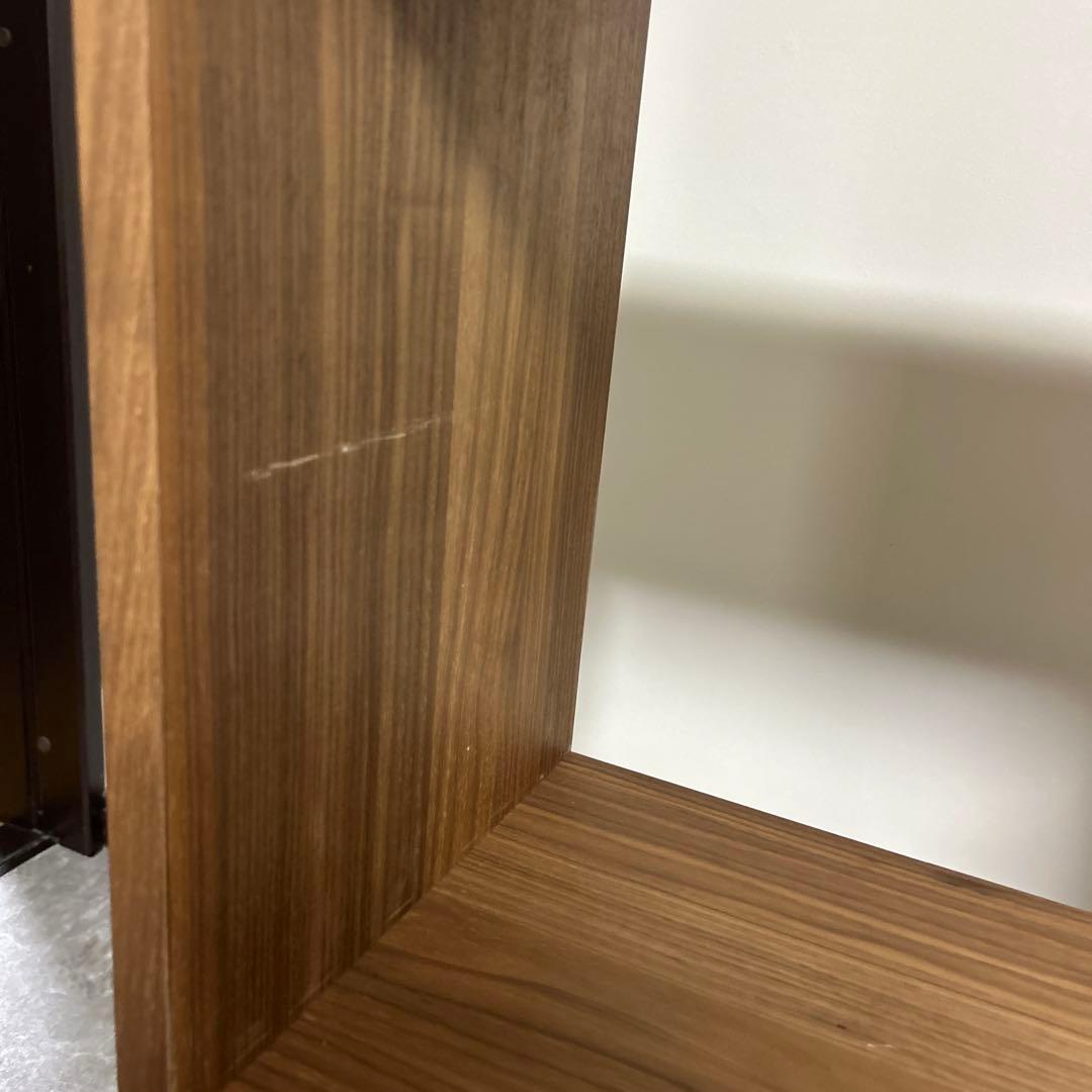 無印良品　スタッキングシェルフ　ウォールナット材　5段×2列　美品