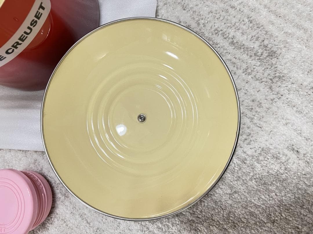 ●未使用●ル・クルーゼ　鍋 ストックポット 5.7L 　チェリーレッド赤 両手鍋