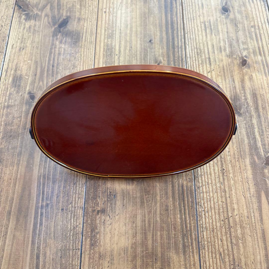 新品未使用　飛騨春慶塗 お盆 楕円盆 漆器 漆芸 和食器 盆