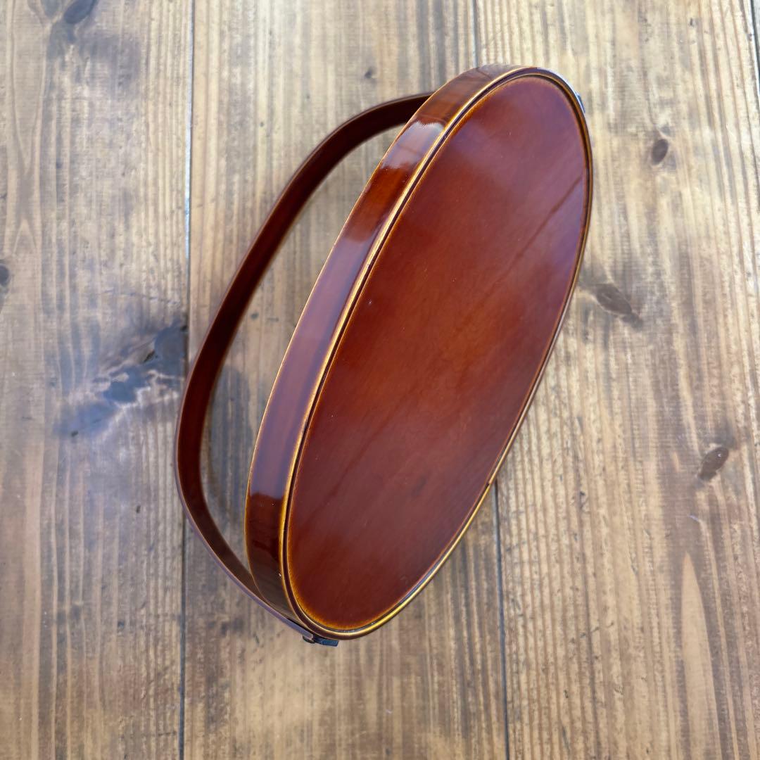 新品未使用　飛騨春慶塗 お盆 楕円盆 漆器 漆芸 和食器 盆