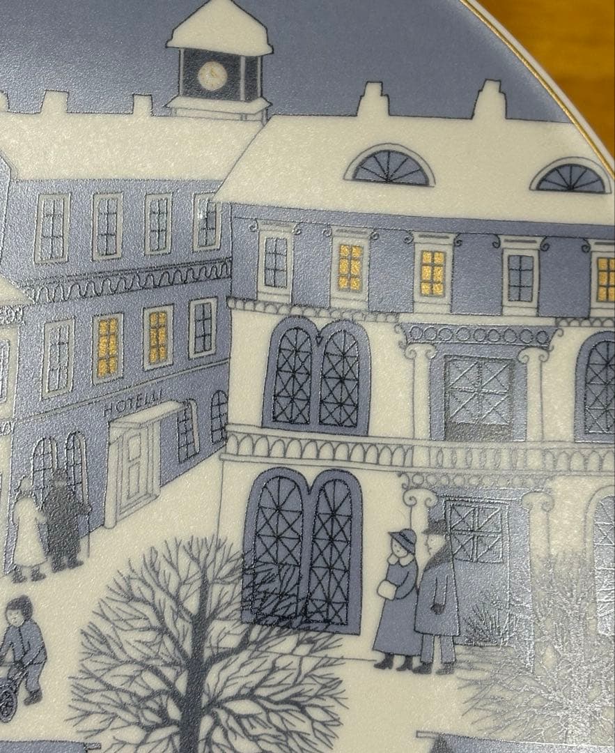 ARABIA ウオシッキネン 1984年クリスマスプレート(イヤープレート)