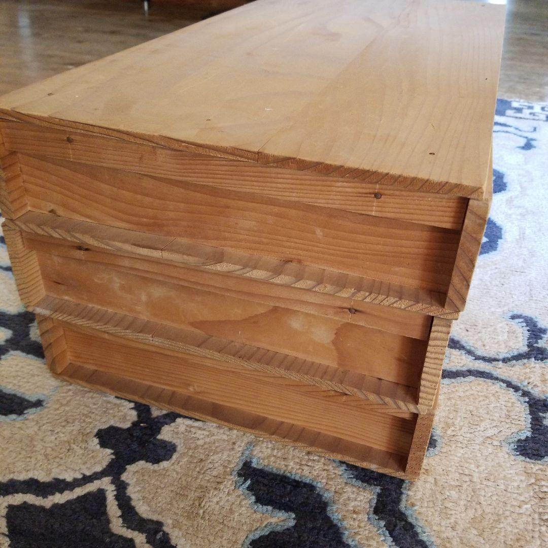 昭和レトロ】もろぶた もろ蓋 古道具 餅箱 木箱 ばんじゅう - メルカリ