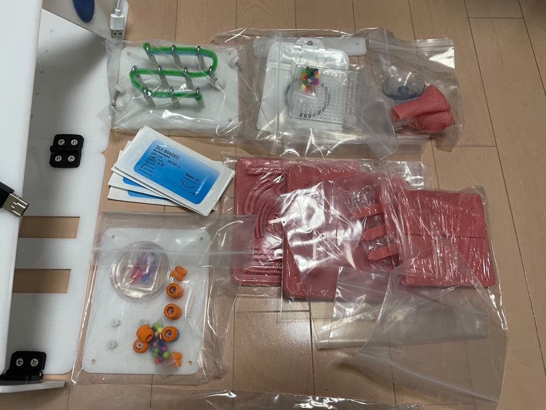 腹腔鏡手術トレーニングセット　ETHICONENDPATH型鉗子セット付き