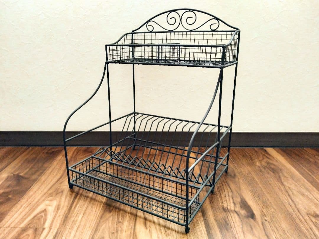 【ANTIQUE】コントワール・ドゥ・ファミーユ アイアンディッシュラック