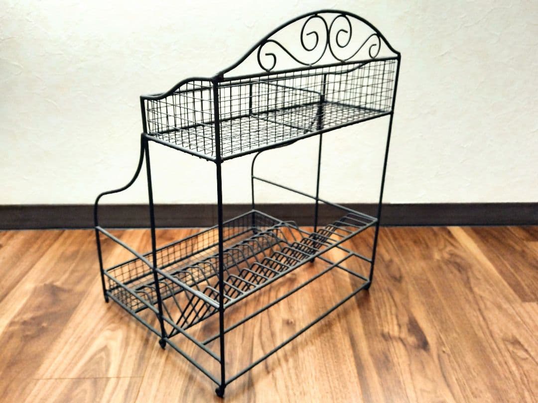 【ANTIQUE】コントワール・ドゥ・ファミーユ アイアンディッシュラック