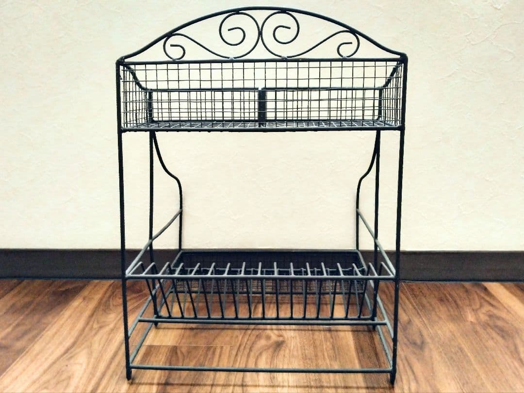 【ANTIQUE】コントワール・ドゥ・ファミーユ アイアンディッシュラック