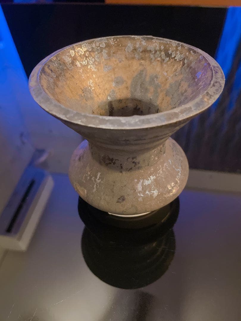 姫野翔太 【 未使用 】 【 天の銀彩 】 作家鉢 植木鉢