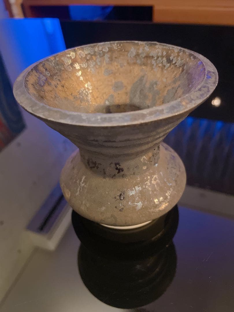 姫野翔太 【 未使用 】 【 天の銀彩 】 作家鉢 植木鉢