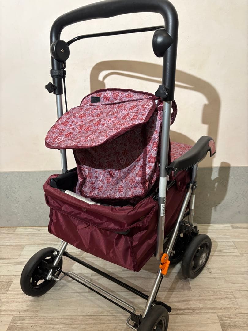 花柄 シルバーカー　テイコブ　ショッピングキャリー　お買い物