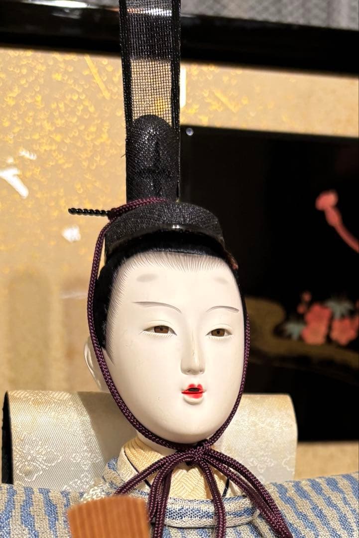 雛人形 七段飾り 15人揃い ①② 親王/官女/五人囃子/随身/仕丁 ※シミ