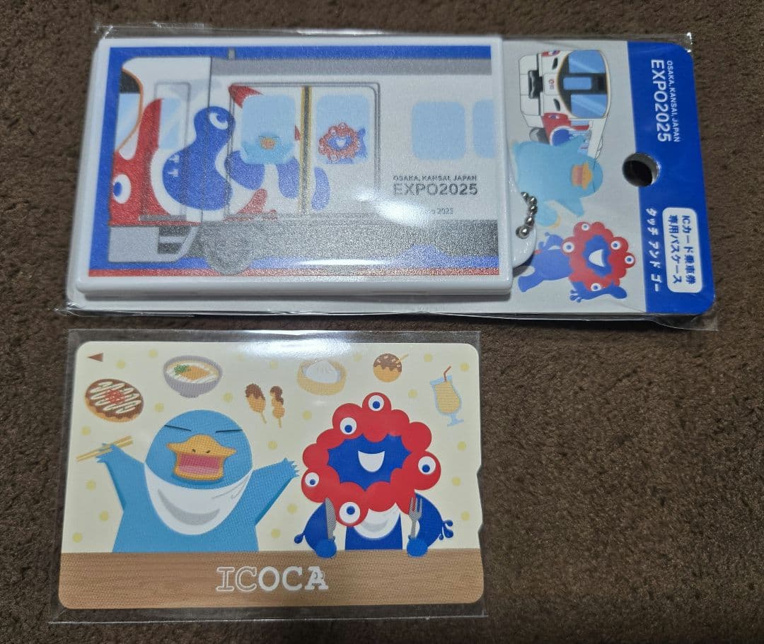 ア*ハ様 【会場限定】ミャクミャク×イコちゃんICOCA・パスケースの