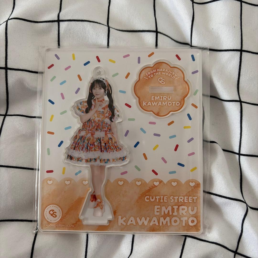 CUTIE STREET 川本笑瑠 アクリルスタンド アクスタ - メルカリ