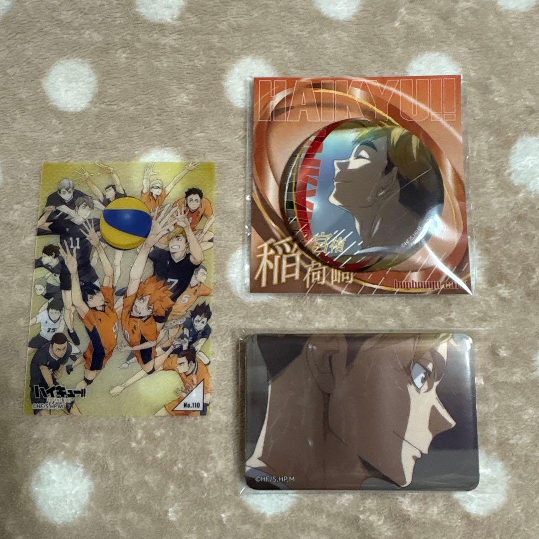 ハイキュー 宮侑 スクエア缶バッジ 文房具カフェ - メルカリ