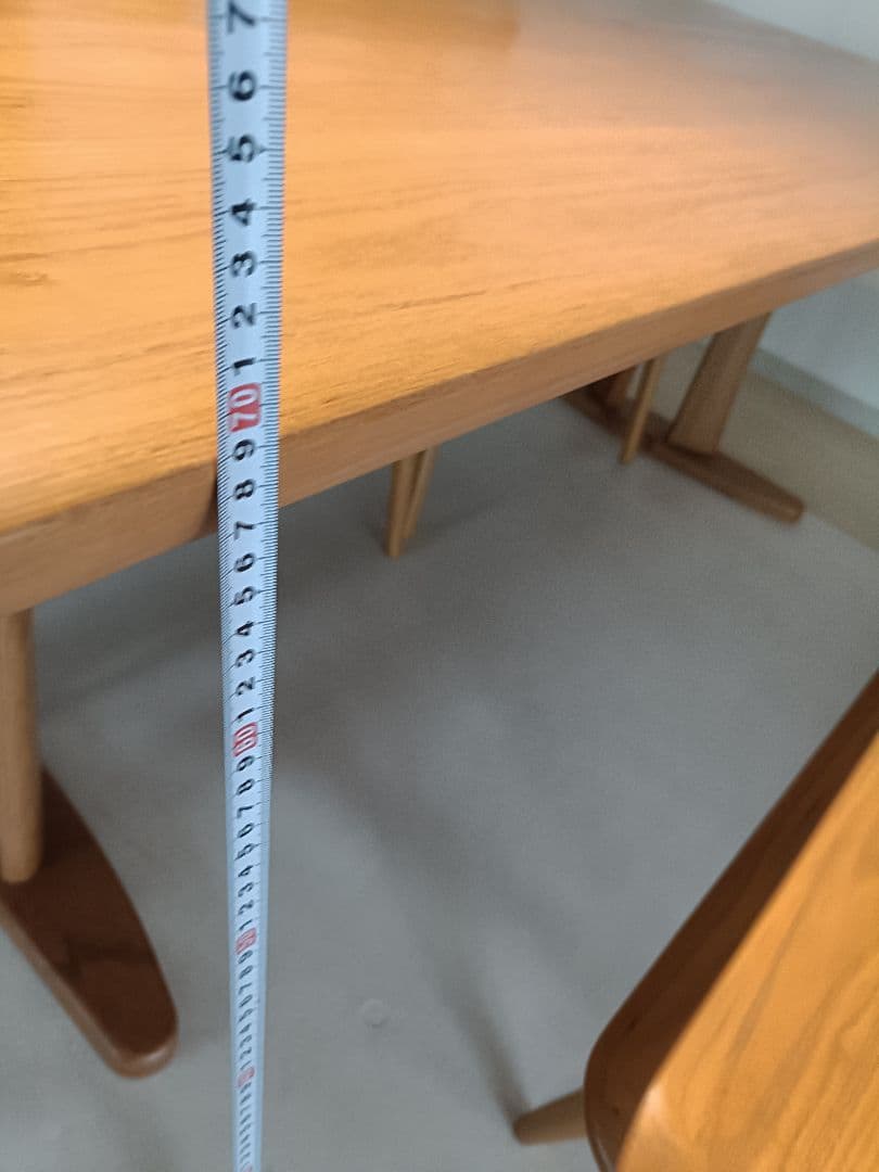 【引取限定】ダイニング3点セット　大塚家具　ナチュラル色