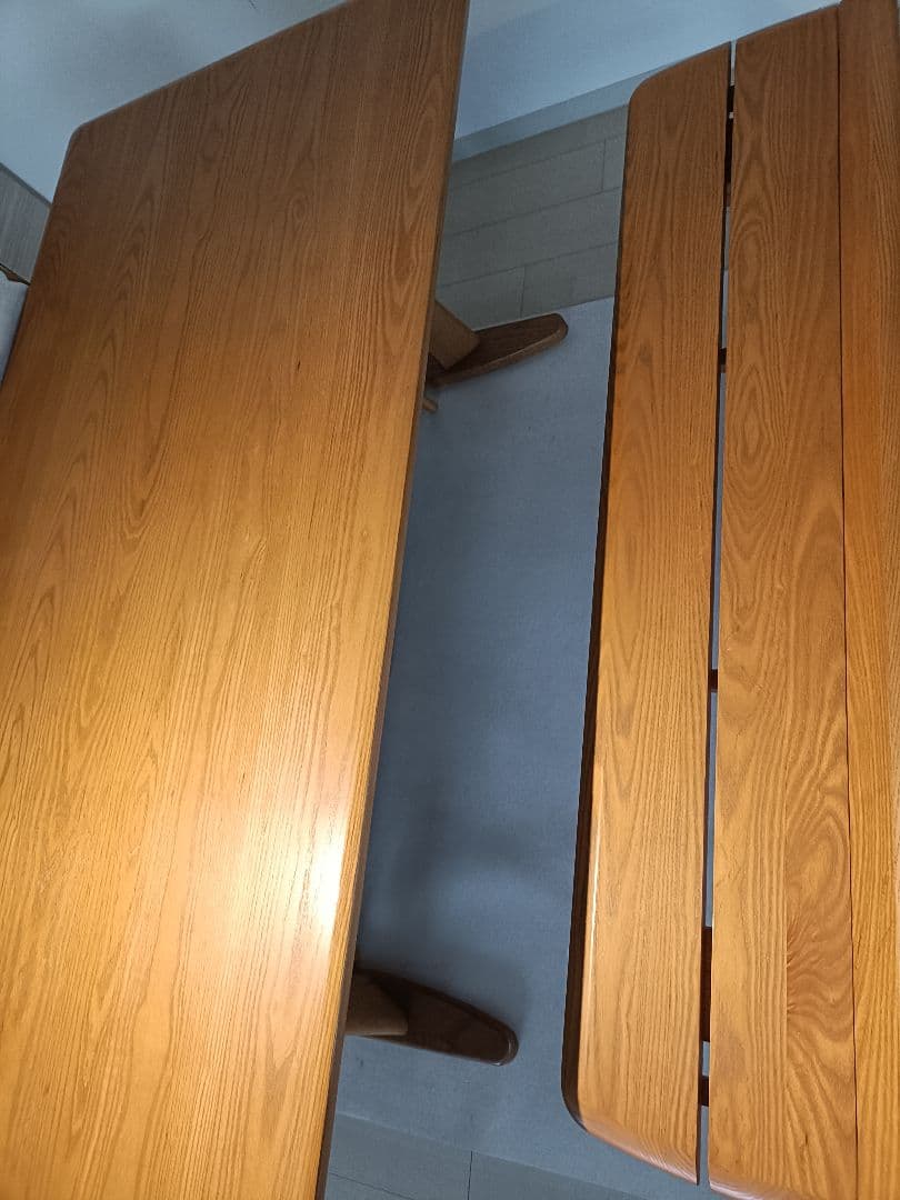 【引取限定】ダイニング3点セット　大塚家具　ナチュラル色