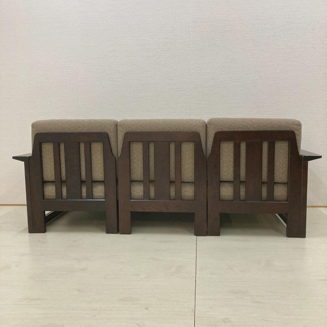 北海道民芸家具 飛騨産業 3人掛けソファ セパレート - メルカリ