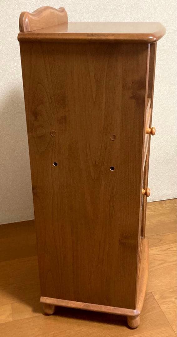 サイドテーブル　電話台　木製収納　　アンティーク