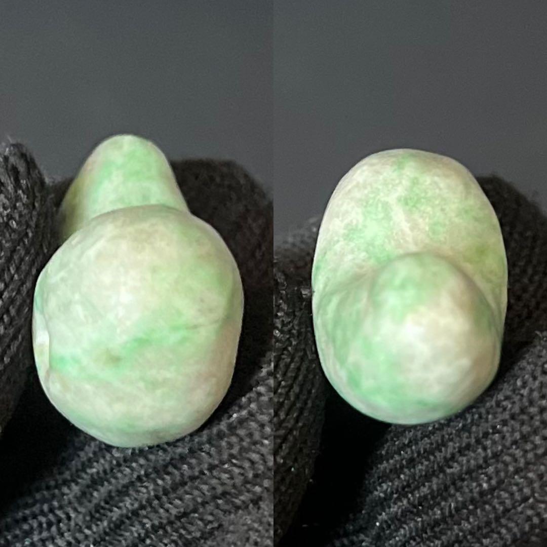 極上 縄文時代 本翡翠（硬玉） 勾玉 奈良県伝承出土 玉擦れ痕あり 古代