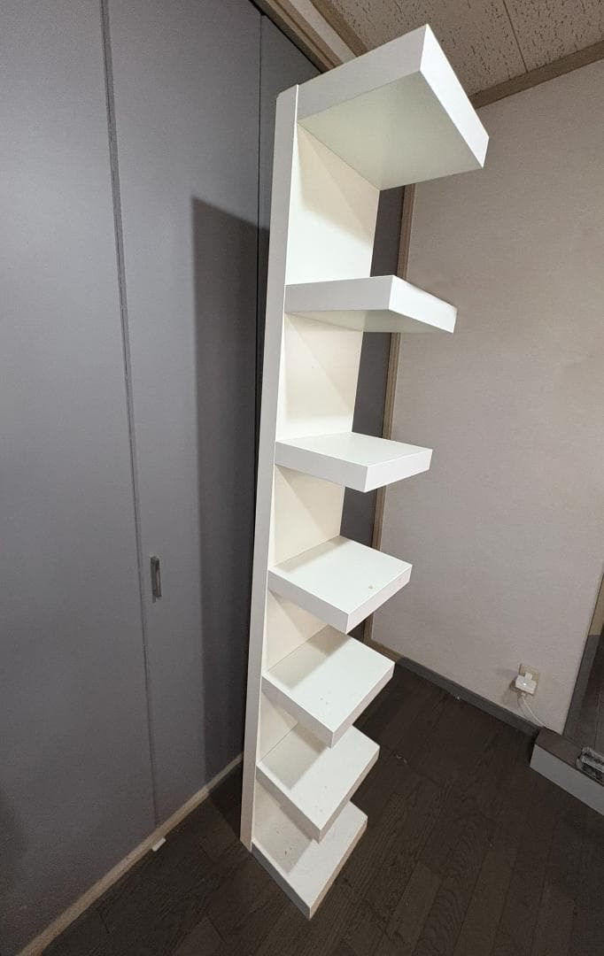 IKEA イケア　LACK ラック　シェルフ 30x190 cm ホワイト