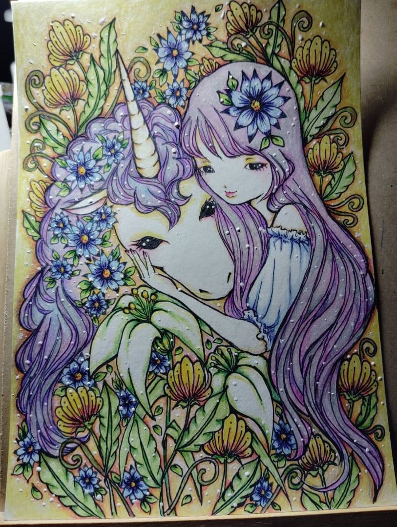 マリア様②　1671 カッコイイブラックグラデーション　メンズにも