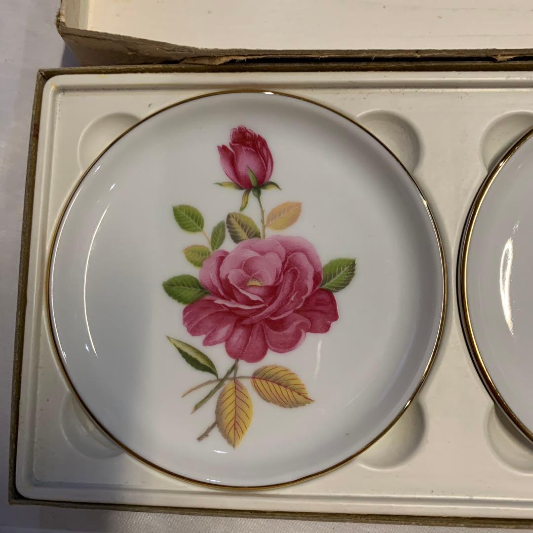 お値下！未使用ドイツ フェルステンベルグFURSTENBERG花柄絵皿3枚