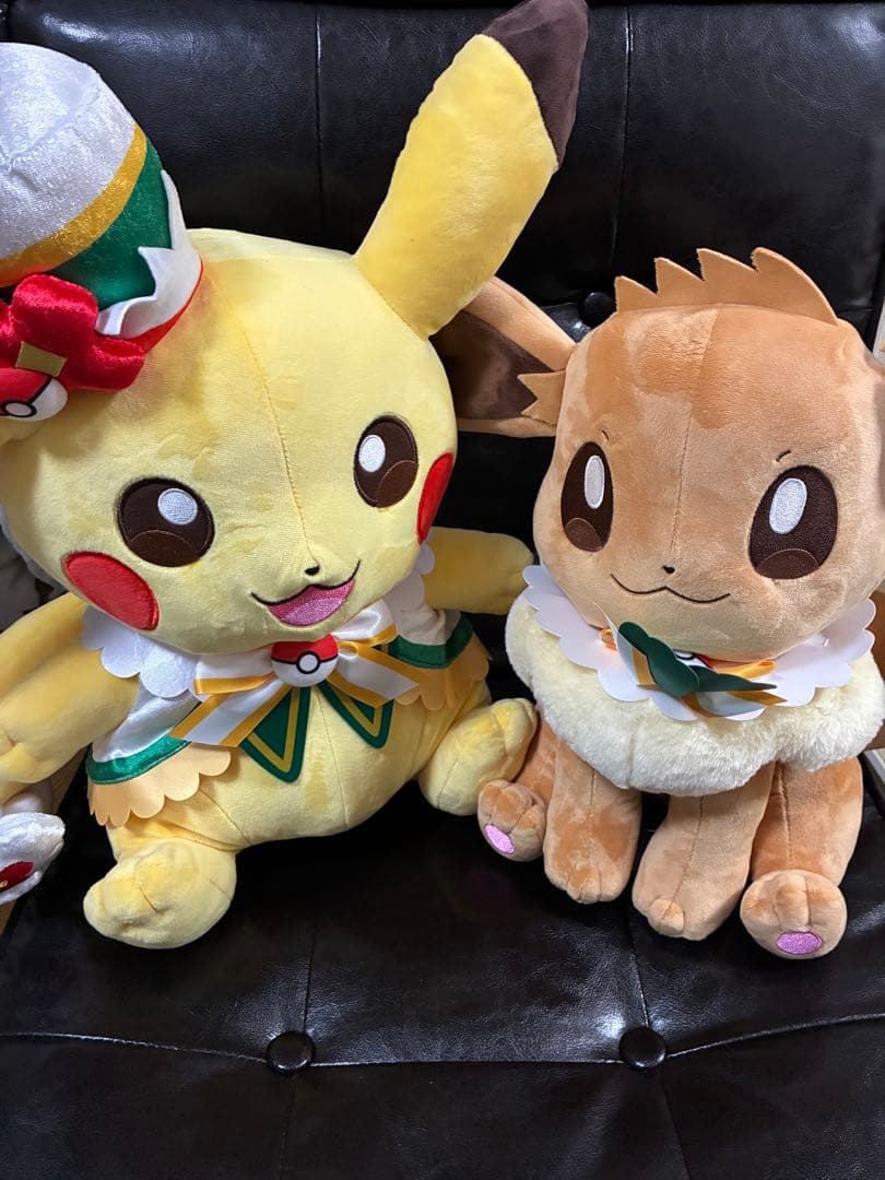 新品タグ付き】ポケパークカントー限定品 ピカチュウ イーブイ