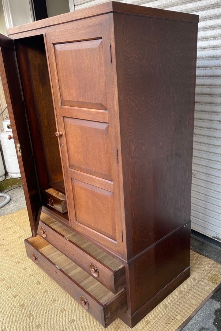 鳥取民藝　辰巳木工　洋服箪笥　家具　①