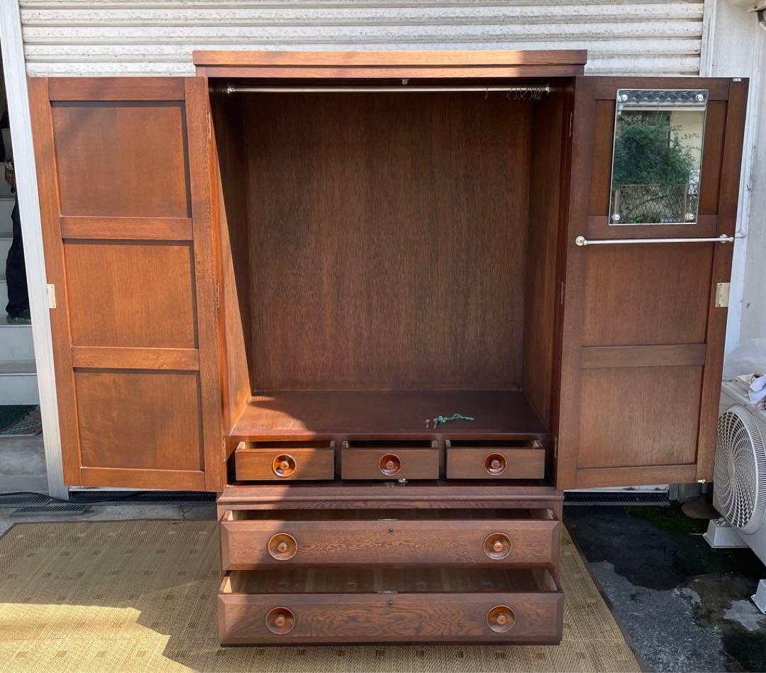 鳥取民藝　辰巳木工　洋服箪笥　家具　①