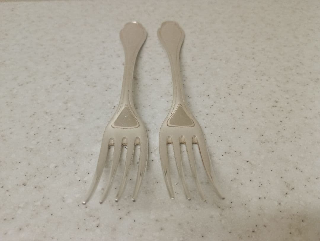 シルバー Christofle アルフェニド フォーク スプーン 6本セット