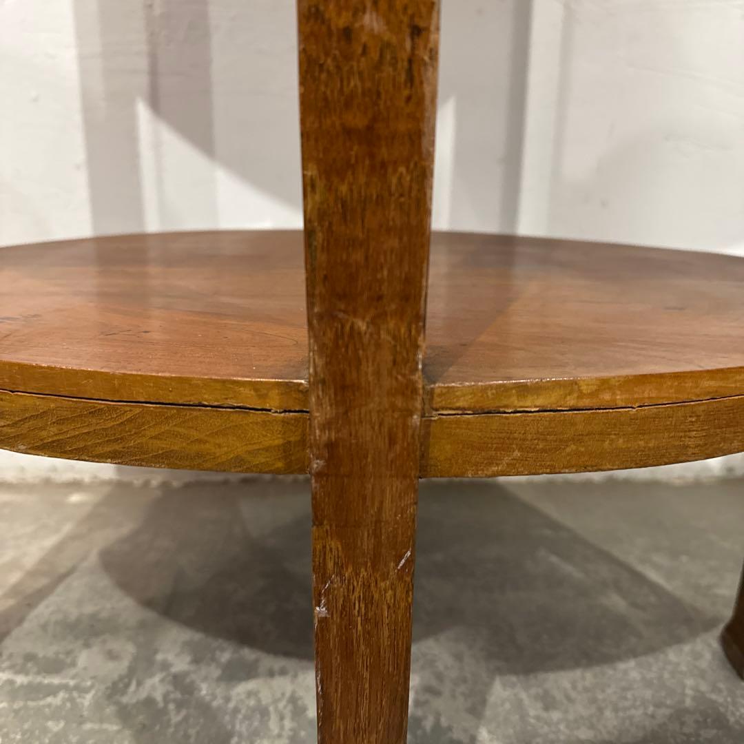 年末年始saleヴィンテージ　木製サイドテーブル　2段