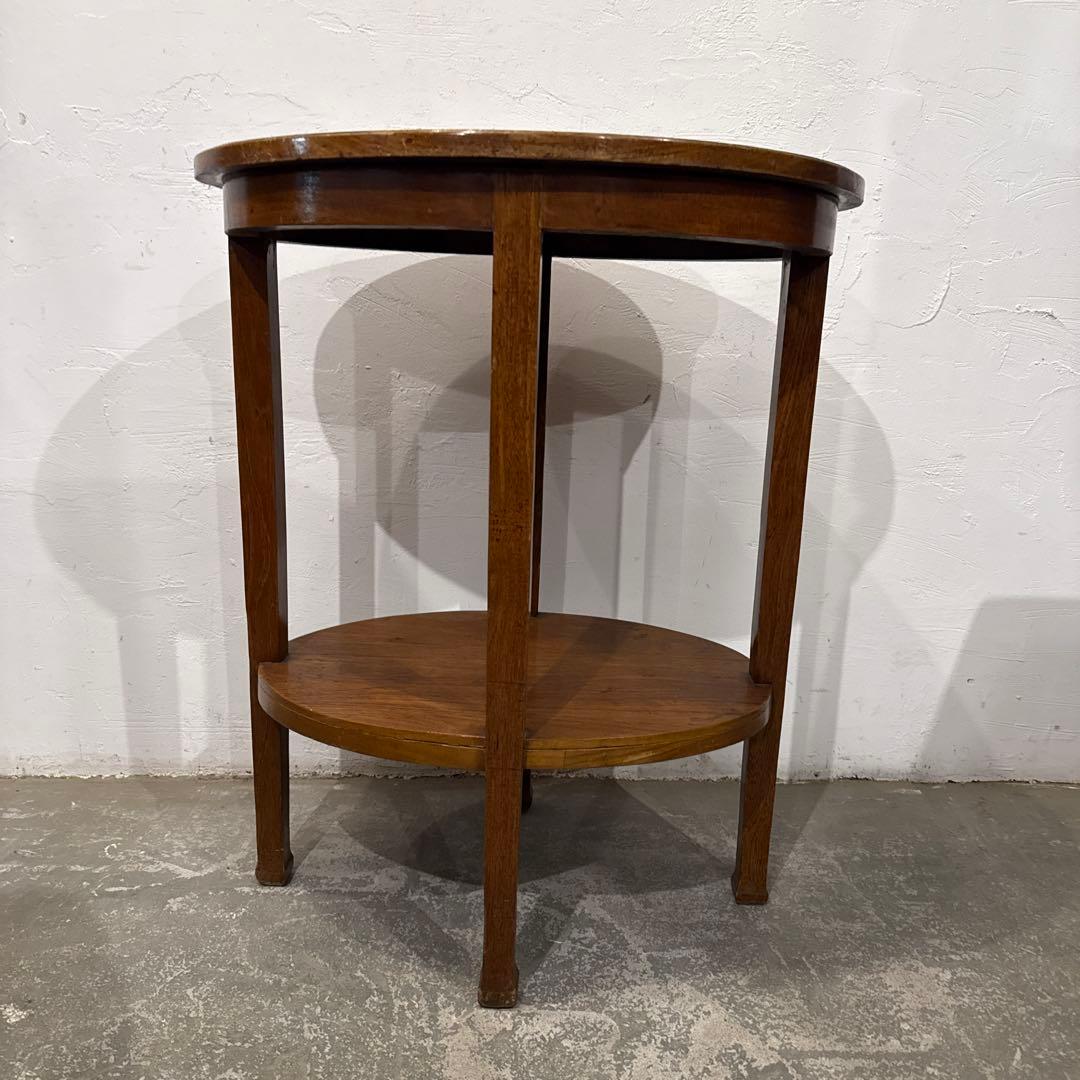 年末年始saleヴィンテージ　木製サイドテーブル　2段