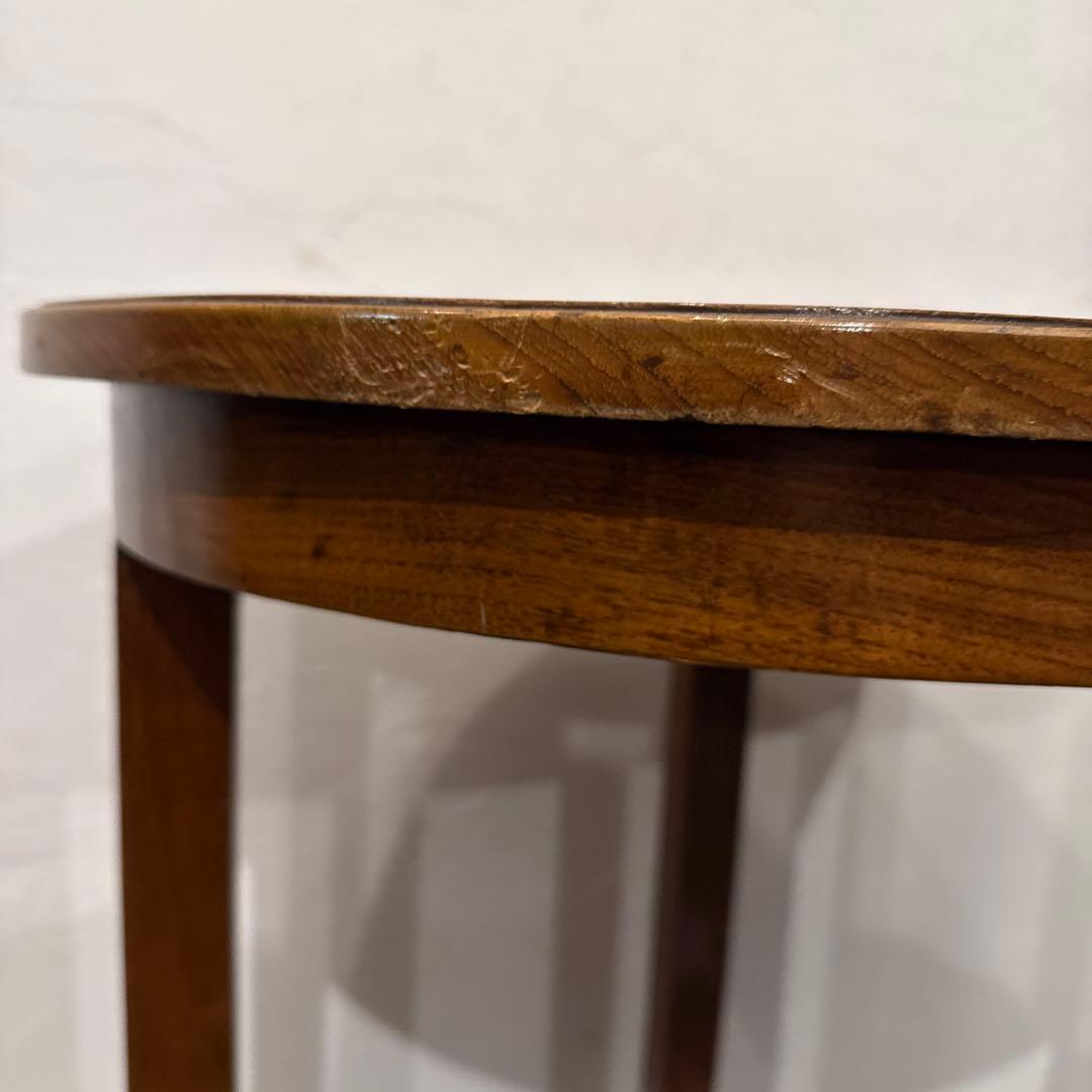 年末年始saleヴィンテージ　木製サイドテーブル　2段