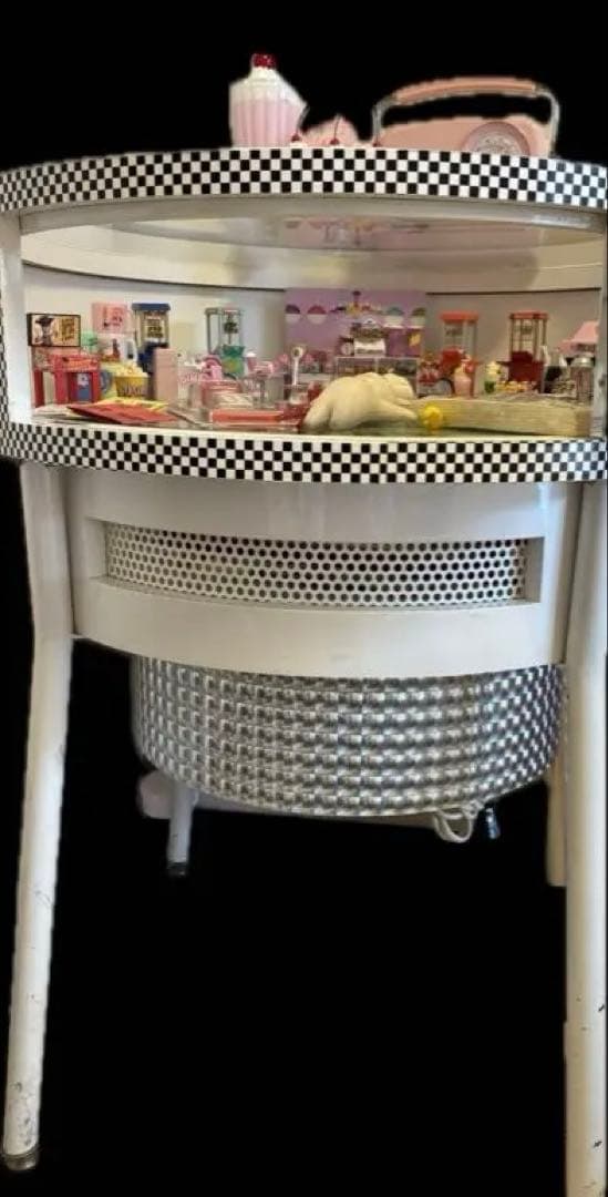 ショーケース　ガラステーブル　ミッドセンチュリー　ダイナー　バーカウンター