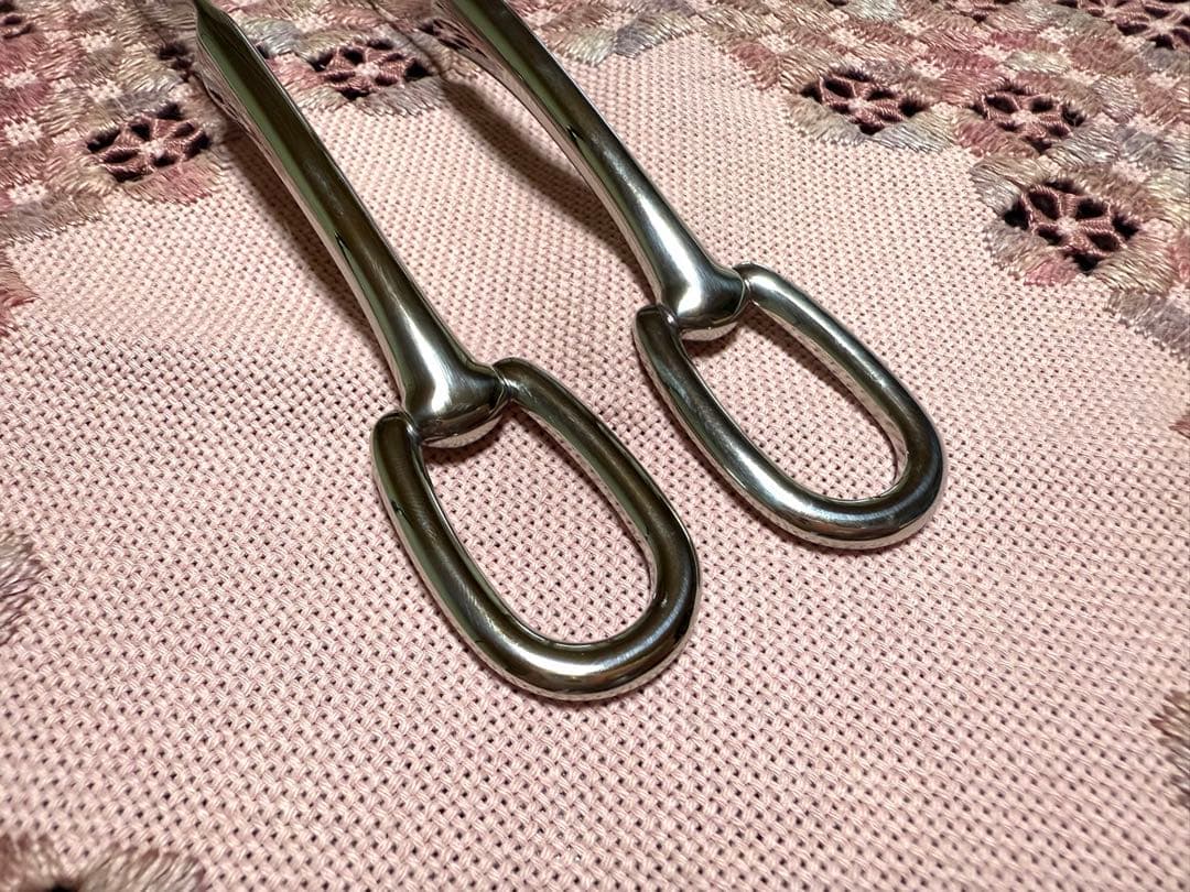 【未使用品】 HERMES アトラージュ ディナーナイフ シルバー 2本セット